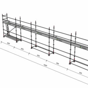 Modulställning i stål 15x4m