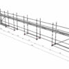 Modulställning stål 18x4m 3 Modulställning i stål 18x4m
