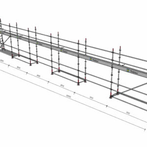 Modulställning i stål 18x4m
