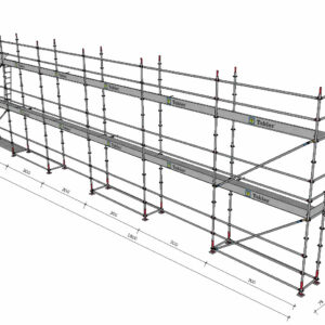 Modulställning i stål 18x6m