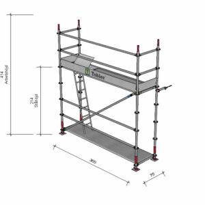 Modulställning i stål 3x4m