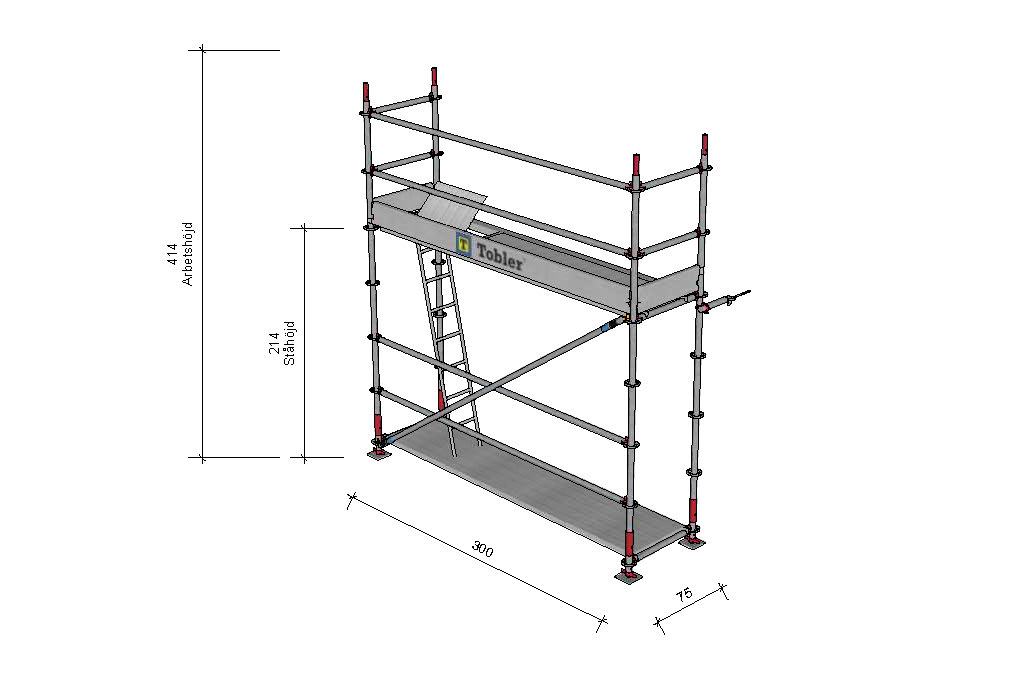 Modulställning stål 3x4m 1 Modulställning i stål 3x4m