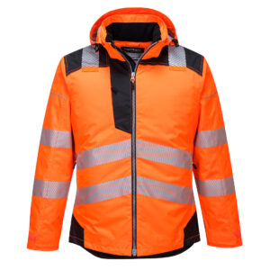 PW3 Hi-Vis Vinterjacka Klass 1 Orange-Svart