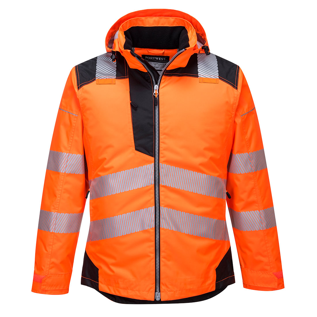 PW3 Hi-Vis Vinterjacka Klass 1 Orange-Svart 1 PW3 Hi-Vis Vinterjacka Klass 1 Orange-Svart